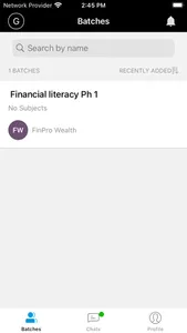 FinPro Wealth screenshot 1