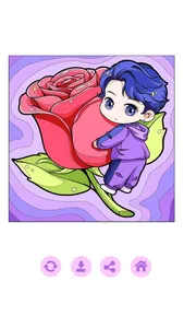 Chibi Idol Coloring by Number screenshot 3