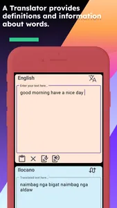 English Ilocano Translator screenshot 2