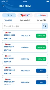 Chợ eSIM screenshot 3