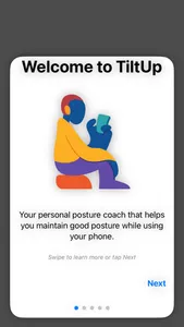 TiltUp: Posture Tracker screenshot 0