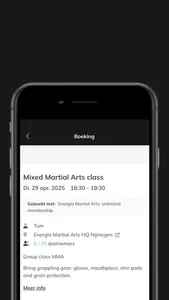 Energia Martial Arts screenshot 2