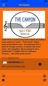 KZBX FM The Canyon screenshot 2