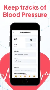 Blood Pressure: Heart Rate ECG screenshot 0