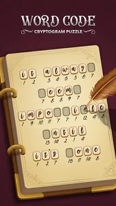 Word Code - Cryptogram Puzzle screenshot 0