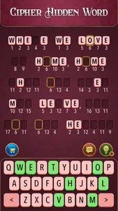 Word Code - Cryptogram Puzzle screenshot 1