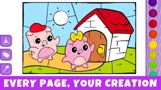 Art Games for Kids: Bibi Tales screenshot 4