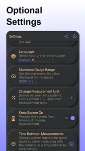 Screen Brightness Nits Meter screenshot 5