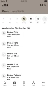 Defined Pilates screenshot 1