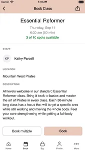 Mountain West Pilates screenshot 2