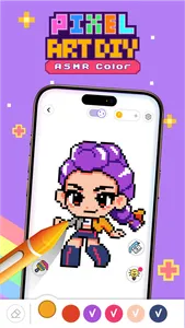 Pixel Art DIY: ASMR Color screenshot 0