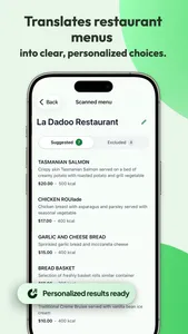 Menu AI: Calorie Macro Tracker screenshot 3