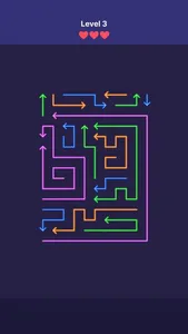 Neon Puzzle: Arrow Swipe screenshot 0