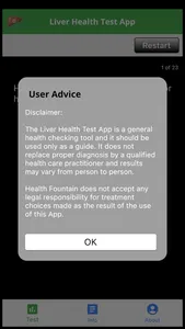 Liver Health Test App screenshot 0