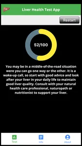 Liver Health Test App screenshot 2