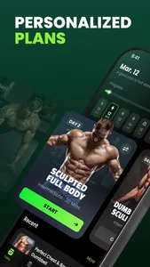 Muscle Builder Workout Planner screenshot 1