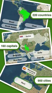 Geography: learn the world map screenshot 1