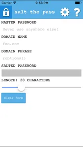 SaltThePass screenshot 0