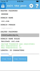 SaltThePass screenshot 1