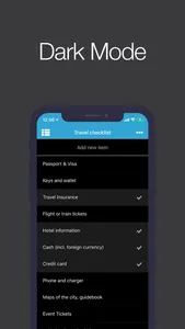 Checklist app (Packing List) screenshot 3