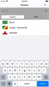 Dialing Code screenshot 1
