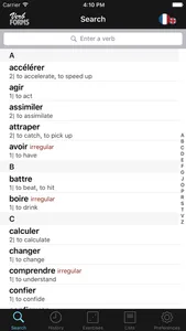 French Verbs & Conjugation L screenshot 0