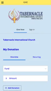 Tabernacle Intl Church screenshot 3