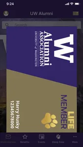 UW Alumni Association screenshot 1