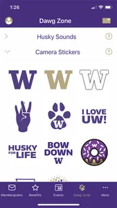 UW Alumni Association screenshot 6