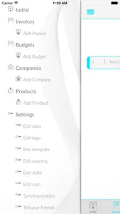 iInvoices screenshot 1