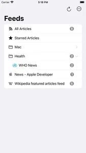 CloudNews - Feed Reader screenshot 0