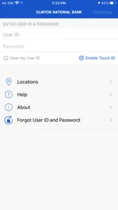 Clinton National Bank Mobile screenshot 1