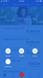 Clinton National Bank Mobile screenshot 4