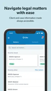 Clio for Law Firms and Lawyers screenshot 2