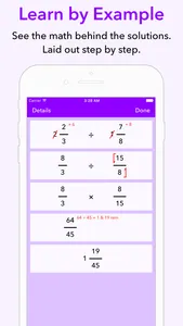 Fraction Help screenshot 1
