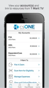 csONE Benefit Solutions screenshot 0