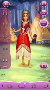 Dress Up Princess Pocahontas screenshot 0