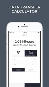 Data Transfer Calculator screenshot 0