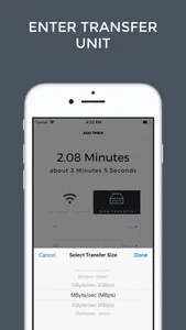 Data Transfer Calculator screenshot 2