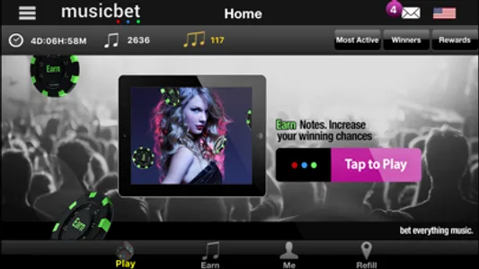 Musicbet screenshot 0