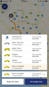 Melton Bacchus Marsh Taxicabs screenshot 1