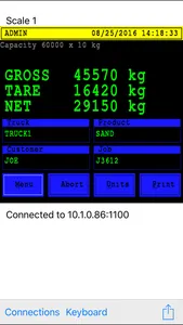 RemoteWeigh screenshot 2