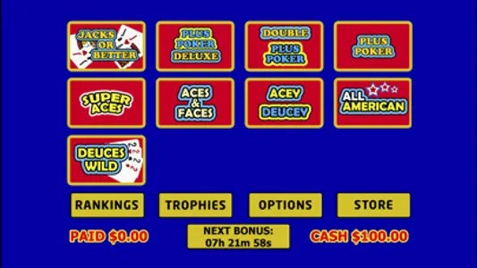 Video Poker Casino Slot Cards screenshot 0