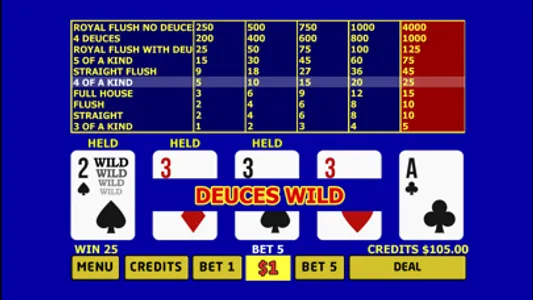 Video Poker Casino Slot Cards screenshot 1