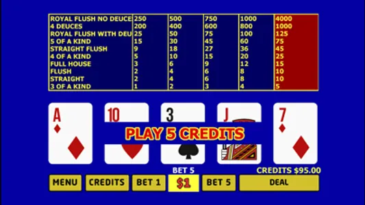 Video Poker Casino Slot Cards screenshot 3