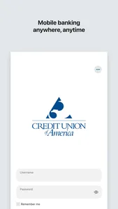 Credit Union of America Mobile screenshot 0