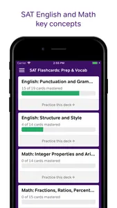 SAT Flashcards: Prep & Vocab screenshot 0