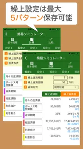 ローンメモ繰上　住宅ローン繰り上げ返済計算シミュレーター screenshot 2