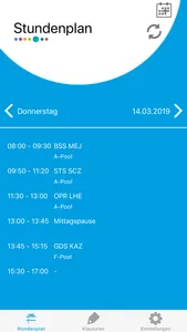 bib Stundenplan screenshot 1