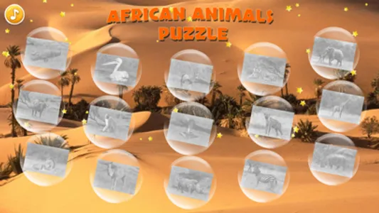 African Animals Puzzle screenshot 0